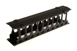 Кабельный органайзер Hyperline CMF-2U-FPL106-MCOV-RAL9005