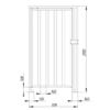Калитка Oxgard К-10 (левая)