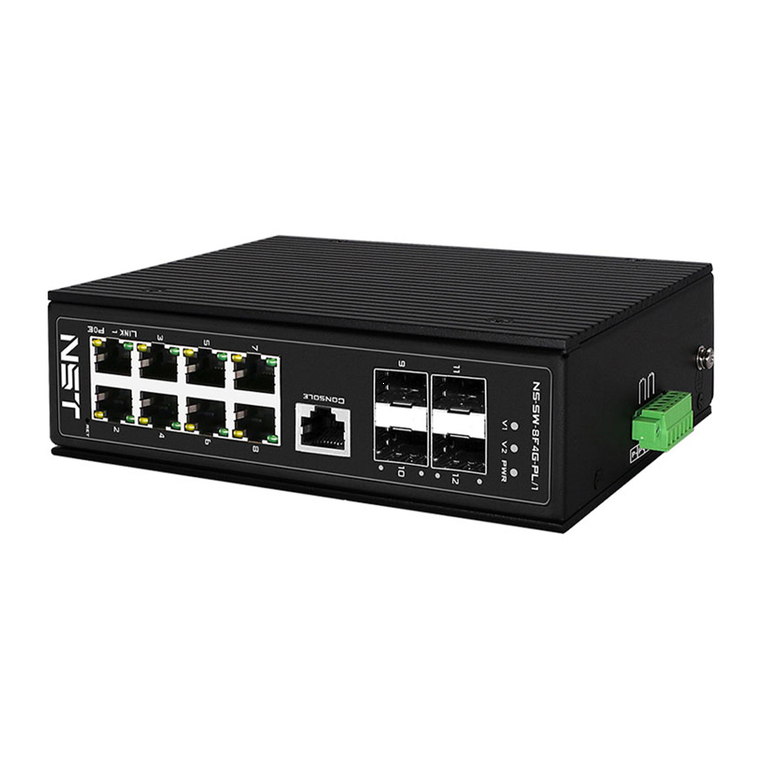 PoE-коммутатор NST NS-SW-8F4G-PL/I