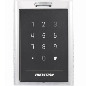 Уличный считыватель Mifare карт Hikvision DS-K1101MK с сенсорной клавиатурой
