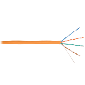 Кабель NIKOLAN NKL 4100C-OR U/UTP пожаробезопасный, 305 м